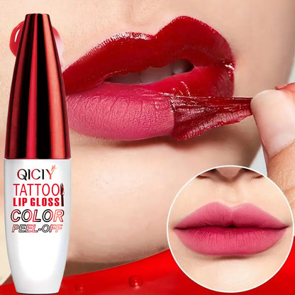 4 PCS Waterproof Long-Lasting Peel Off  Lip Stain Tattoo Lipsticks