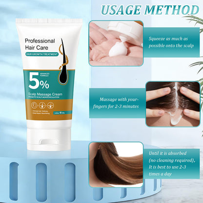 5% Minoxidil Hair Growth Scalp Massage Cream
