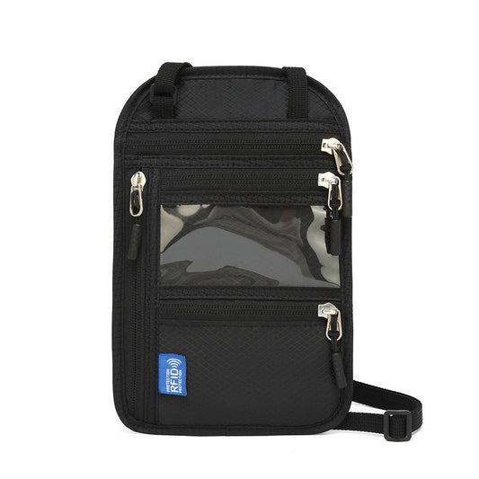 RFID Blocking Passport Holder, Multi-Passport Pouch, Easy to Conceal Travel Pouch