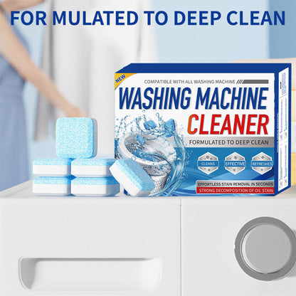 Washing Machine Cleaner & Descaler - 12 Tablets for Deep Cleaning