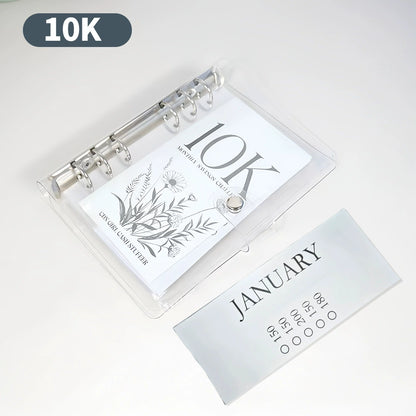 12-Month Money Saving Binder - 10K / 5K / 2.5K Savings Challenge