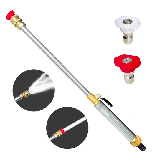 High Pressure Washer Wand Hose Attachment Pressure Washer with 2 Nozzles Multi-Purpose