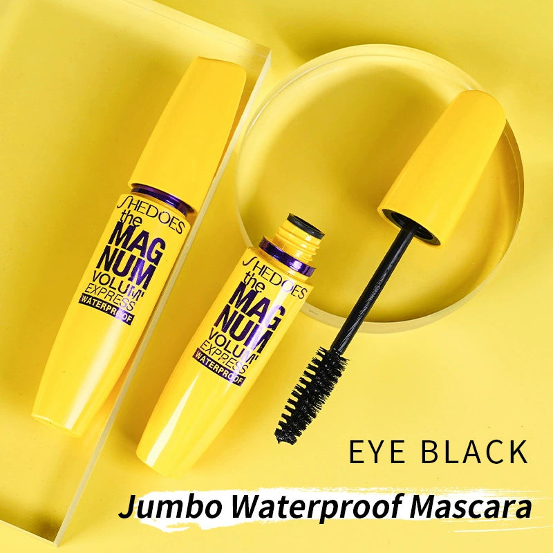 Eyelash Mascara Makeup Kit Long Lasting Mascara Cosmetic Make Waterproof Eye Black Up Professional Natural