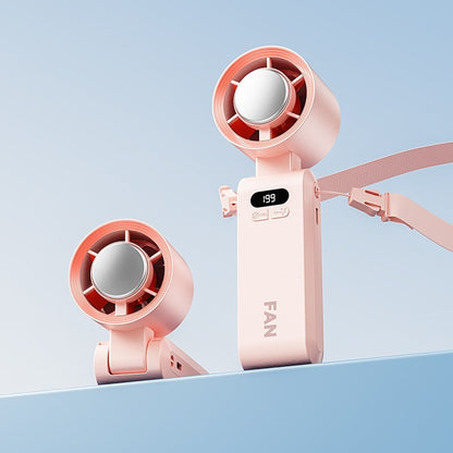 Rechargeable Handheld Portable Turbo Fan with Ice Cooler