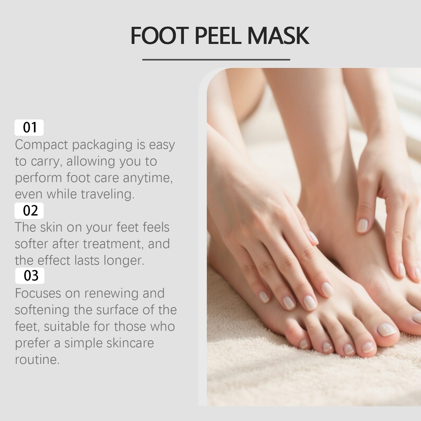 Avocado Exfoliating Foot Mask - Gently Cares for Soft&Comfortable Feet