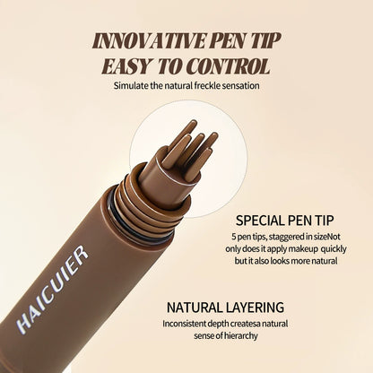 Freckle Stamp – Natural-Looking, Waterproof, Quick-Drying, Smudge-Resistant Faux Freckle Pen