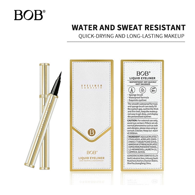 BOB Long-Lasting Waterproof Liquid Eyeliner with Lanolin