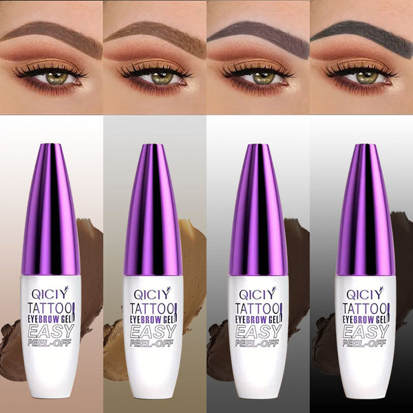4 Pack Long-lasting Waterproof Peel off Tatoo Eyebrow Gel