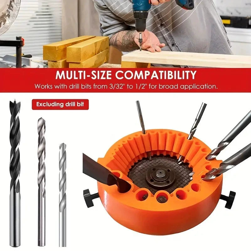 Drill Bit Sharpener,Giant Blade Angle Grinder for Grinding Bits