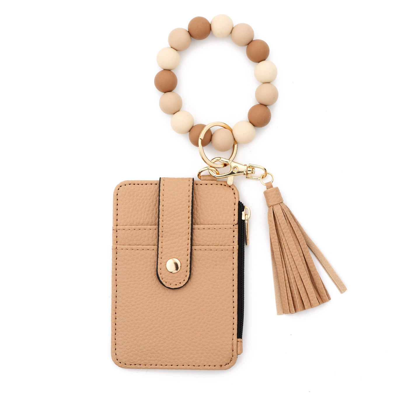 Wallet Silicone Keychain Silicone Bead Bracelet