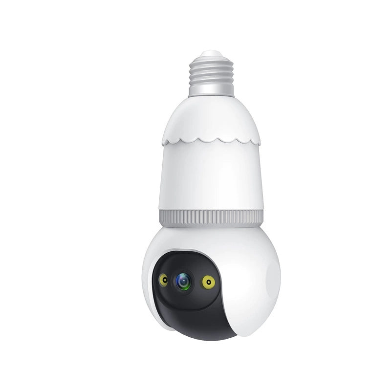 4MP Light Bulb Security Camera 5G&2.4GHz Wireless Outdoor Indoor Camera with Night Vision