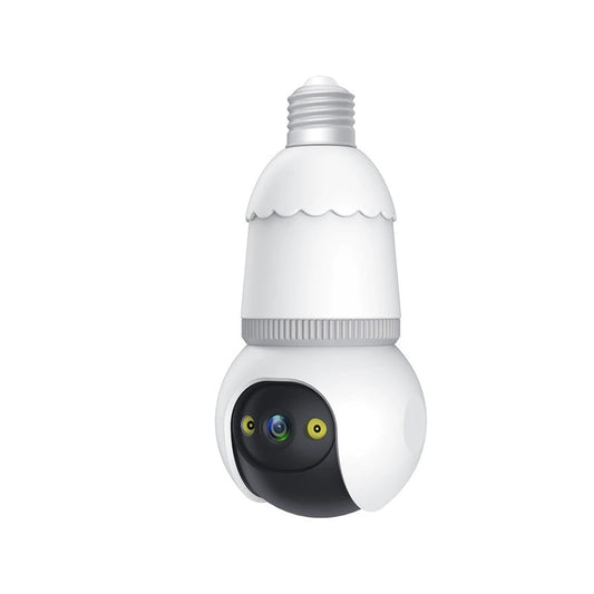 4MP Light Bulb Security Camera 5G&2.4GHz Wireless Outdoor Indoor Camera with Night Vision