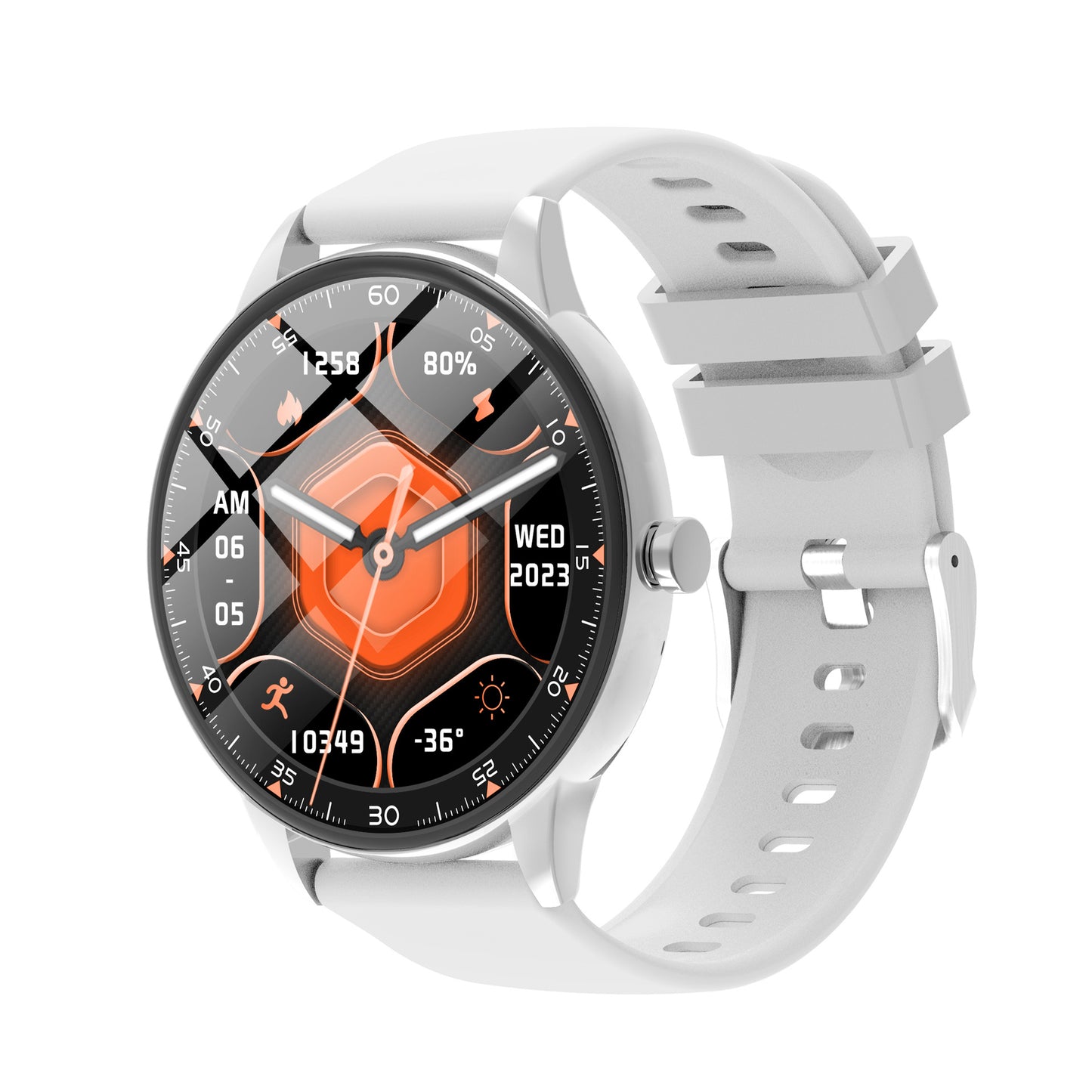 1.27" HD Fitness Tracker Smart Watch for Women 130+ Sports Modes, Heart Rate/Sleep Monitor, IP68 Waterproof, Compatible with iOS & Android