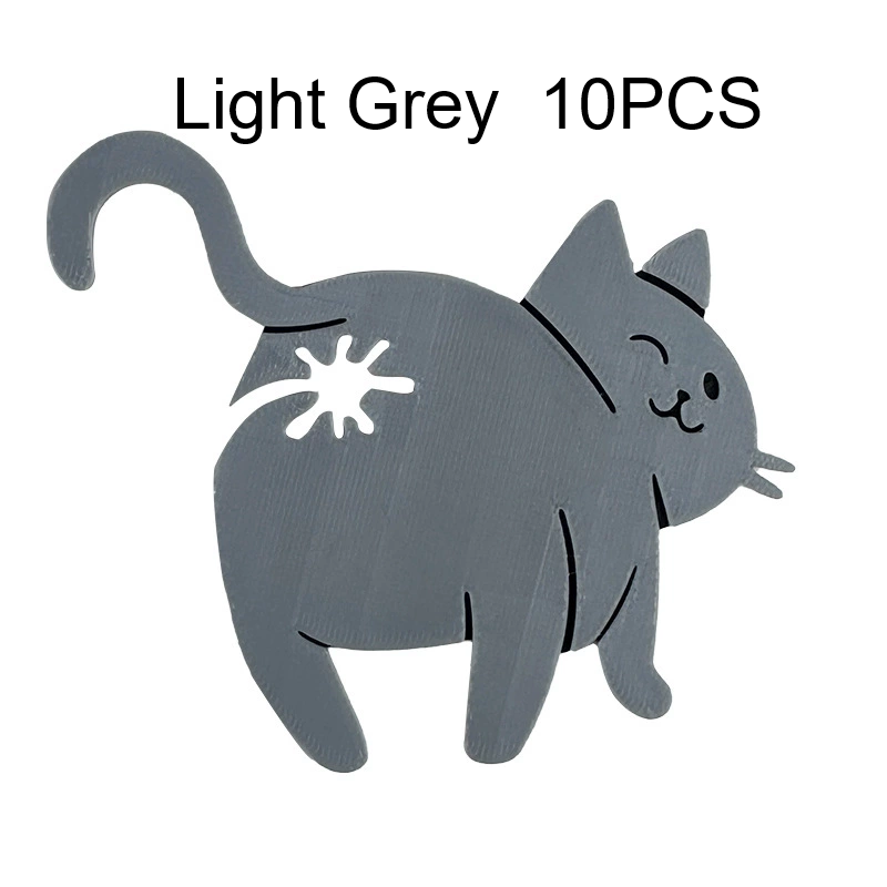 Food Bag Sealing Clips Featuring Adorable Cat Rear Designs