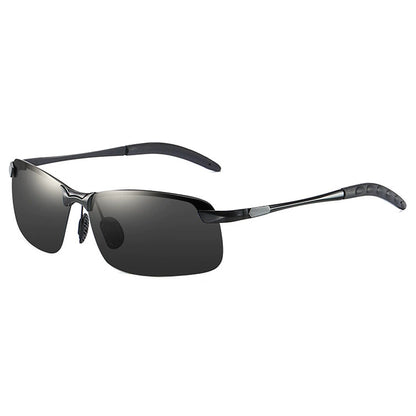 Photochromic Polarized Chameleon Sunglasses For Men Night Vision Driving Anti-Glare Eyewear