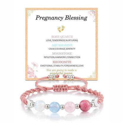 Moon Phase Crystal Healing Bracelet for Women