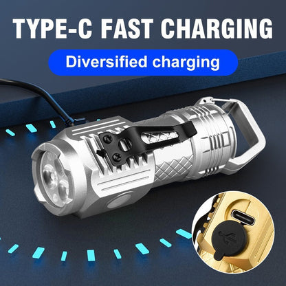 LED Portable Rechargeable Super Bright Flashlight for Outdoor Cam Hiking