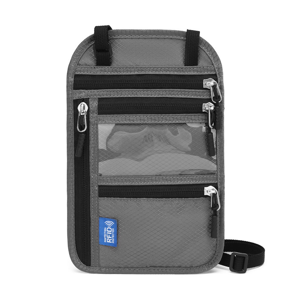 RFID Blocking Passport Holder, Multi-Passport Pouch, Easy to Conceal Travel Pouch