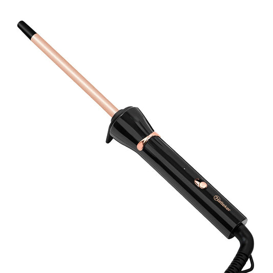 3/8 Inch Curling Iron - Ceramic Small Barrel Curling Iron with Adjustable Temperature