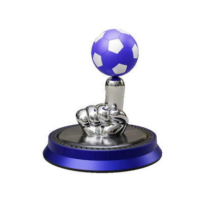 Solar Powered Rotating Soccer Ball Car Air Freshener - Aromatic Diffuser