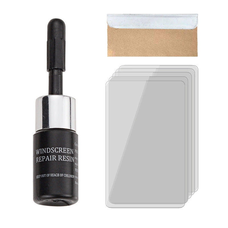 Car Windshield Cracked Glass Repair Fluid - Automotive Nano Total Fluid Kit