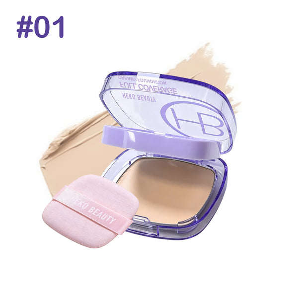 Full Coverage Creamy Foundation Waterproof with SPF 30+++ Blurring, Smoothing & Nourishing