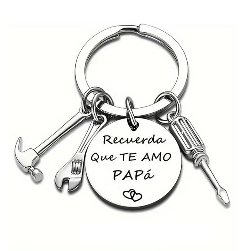 “Recuerda Que TE AMO PAPa” Father's Day keychain