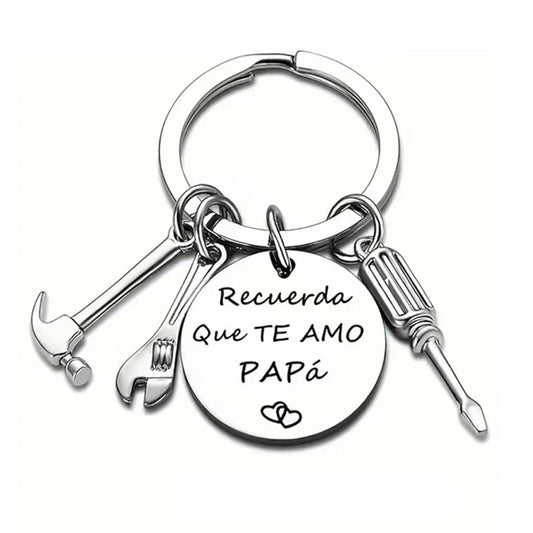 “Recuerda Que TE AMO PAPa” Father's Day keychain