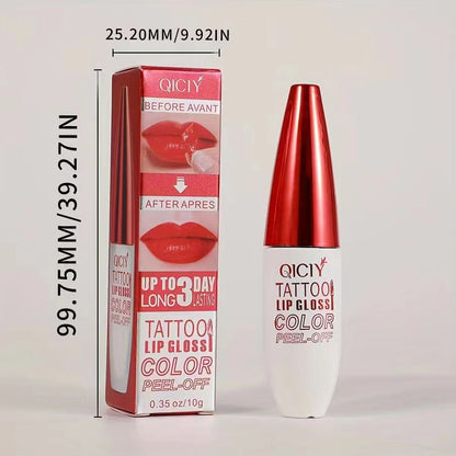 4 PCS Peel Off Lip Stain Tattoo Lip Gloss