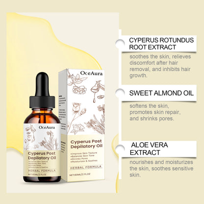 Botanical After Hair Removal Oil with Cyperus Rotundus