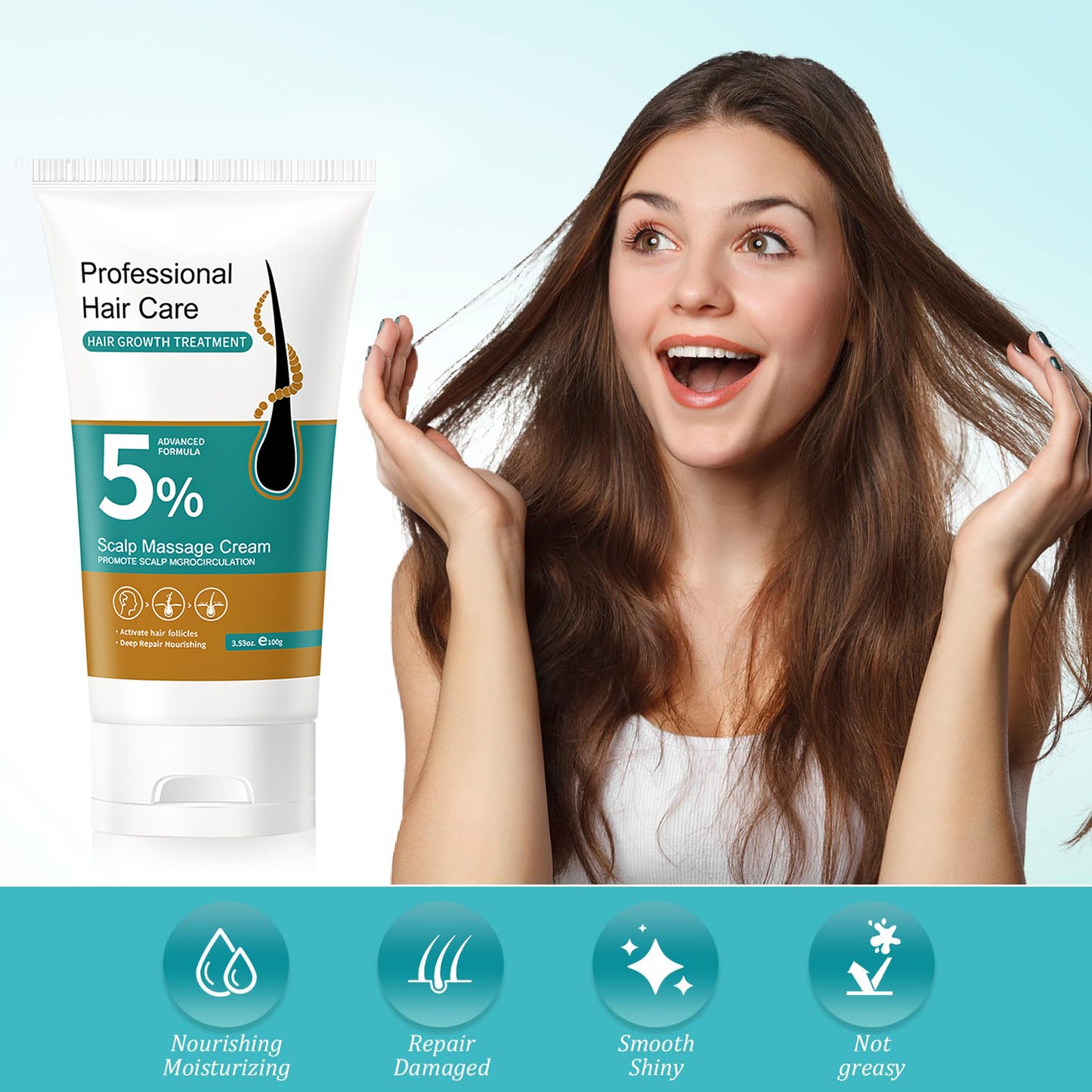5% Minoxidil Hair Growth Scalp Massage Cream