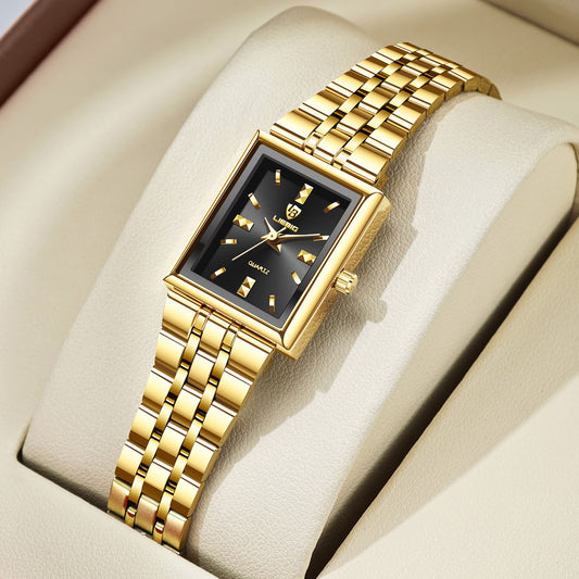 Luxury Ladies Quartz Wrist Watches Stainless Steel Bracelet