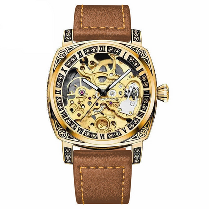 Personality Fashion Mechanical Watch Men's Fully Automatic Mechanical Watch Hollow Wrist Watch