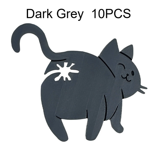 Food Bag Sealing Clips Featuring Adorable Cat Rear Designs