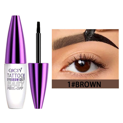 4 Pack Long-lasting Waterproof Peel off Tatoo Eyebrow Gel
