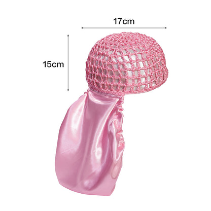 2-in-1 Wrap Cap Bonnet for Silk Press for Women