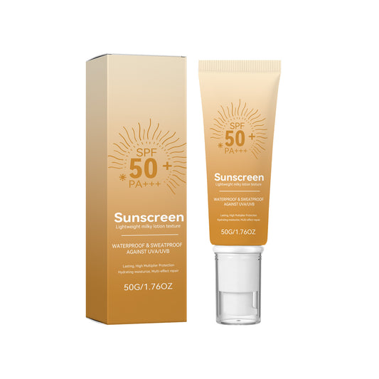 Tinted Sunscreen for Face SPF 50+++, Moisturizing Anti-Aging Skincare with Broad Spectrum Tone-Up Protection