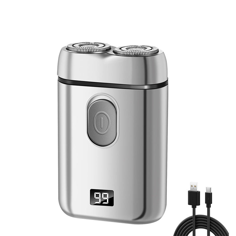 USB Rechargeable Dual-Head Electric Waterproof Shaver