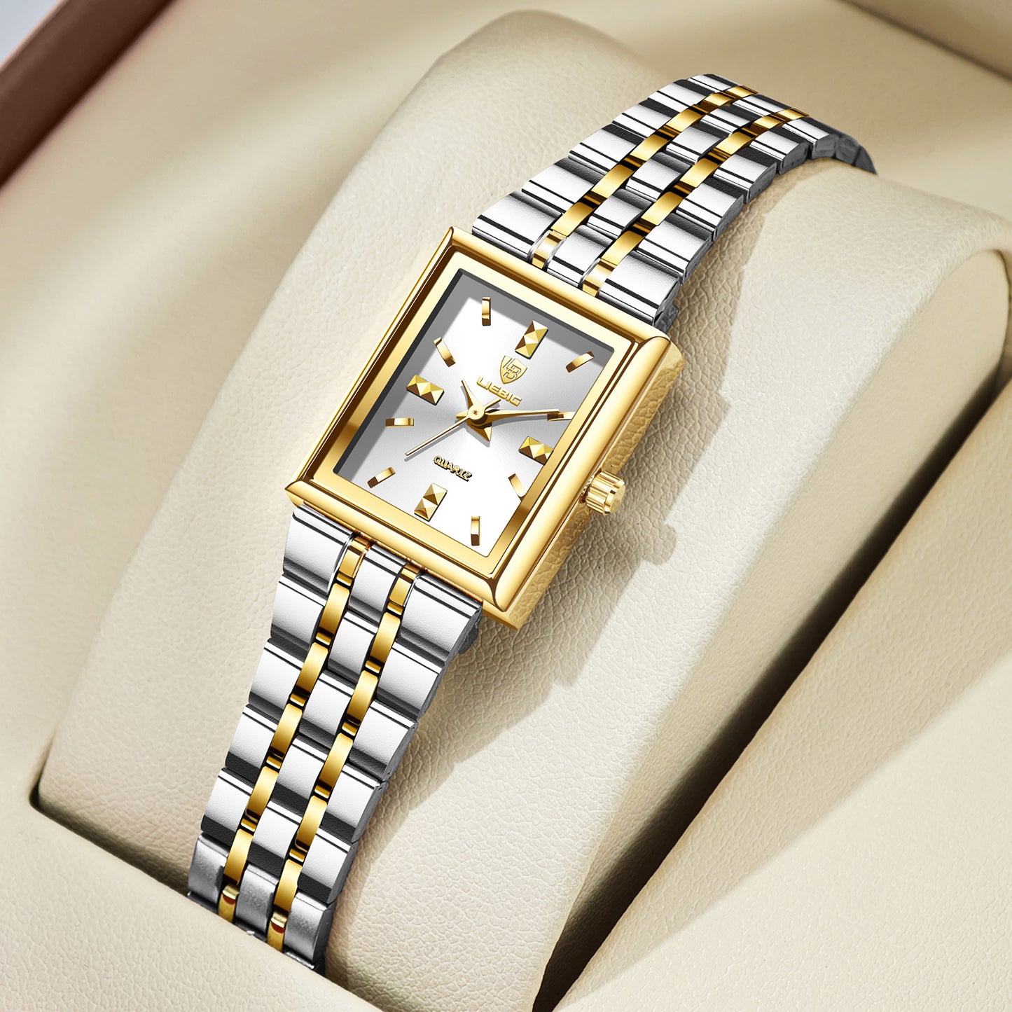 Luxury Ladies Quartz Wrist Watches Stainless Steel Bracelet