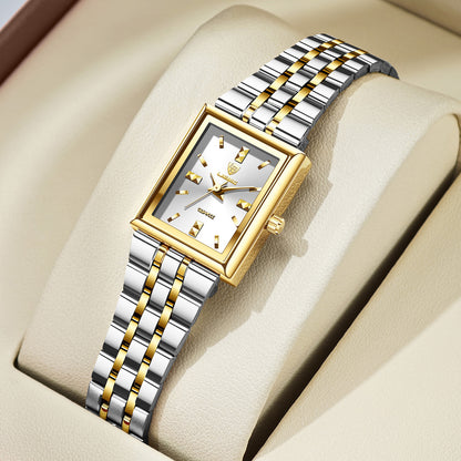 Luxury Ladies Quartz Wrist Watches Stainless Steel Bracelet