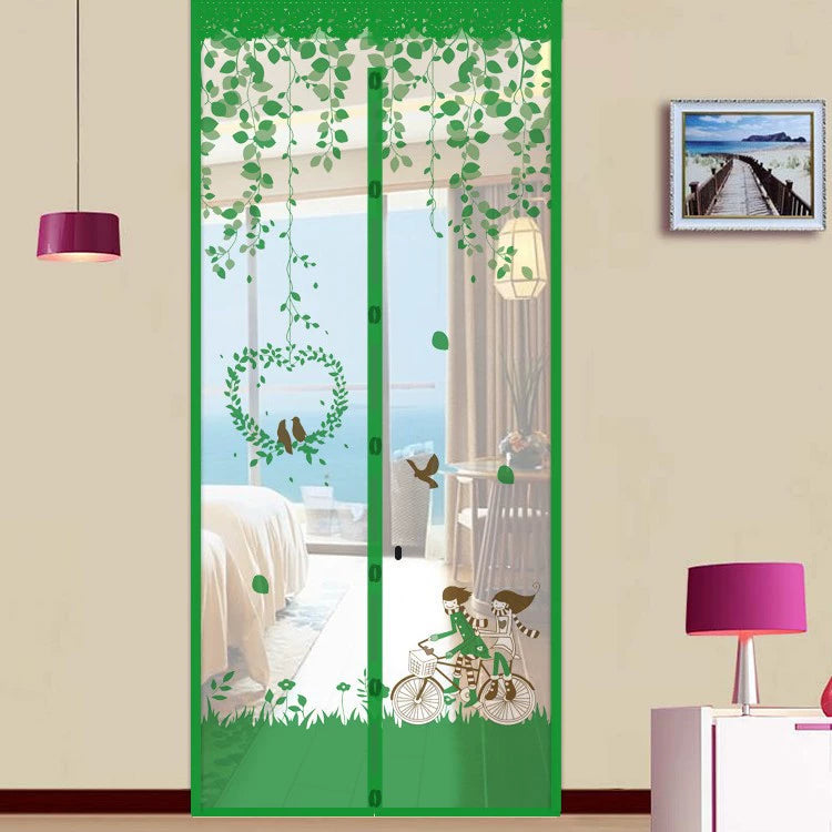 Summer Magnetic Mesh Net Door Curtain-Automatic Closing and anti Mosquit
