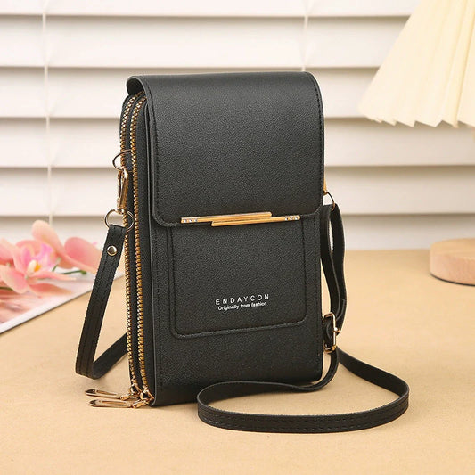 Small Crossbody Cell Phone Bag for Women, Mini Shoulder Purse with Credit Card Slots