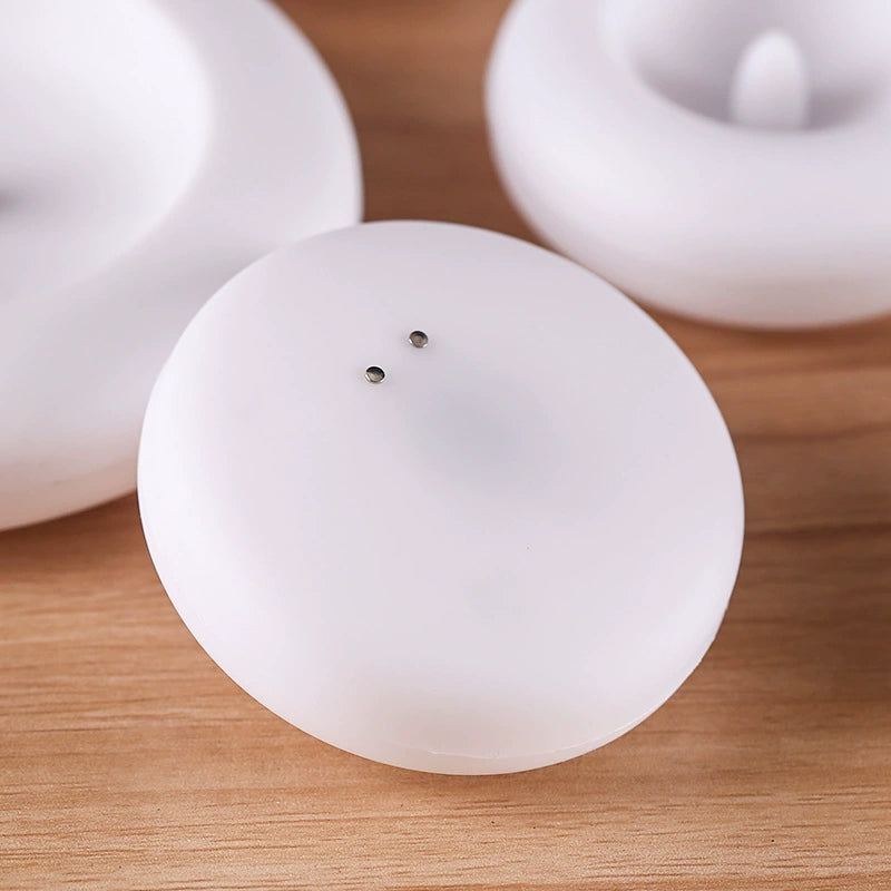 6pcs Flameless LED Floating Waterproof Plastic Ivory Tea Light Candles