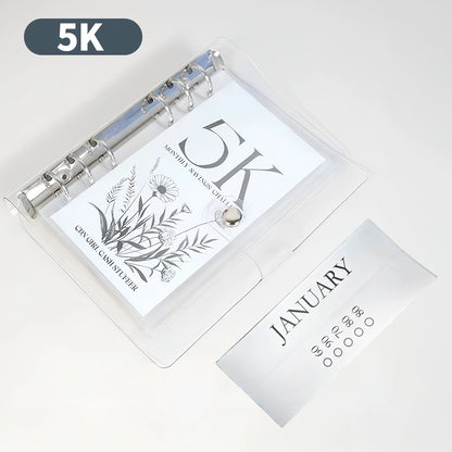 12-Month Money Saving Binder - 10K / 5K / 2.5K Savings Challenge