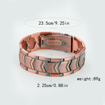 Magnetic Therapy Bracelet Copper Jewelry with Powerful 3800 Gauss Magnets