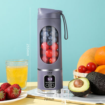 Portable 500ML Blenders for Smoothies with LED Display USB-C Rechargeable