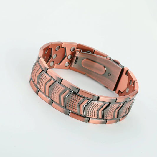 Magnetic Therapy Bracelet Copper Jewelry with Powerful 3800 Gauss Magnets