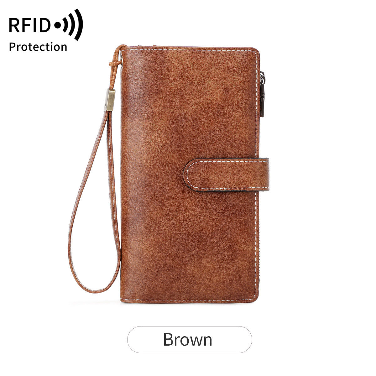 Leather Wallets for Women with RFID Blocking Credit Card Holder Large Capacity