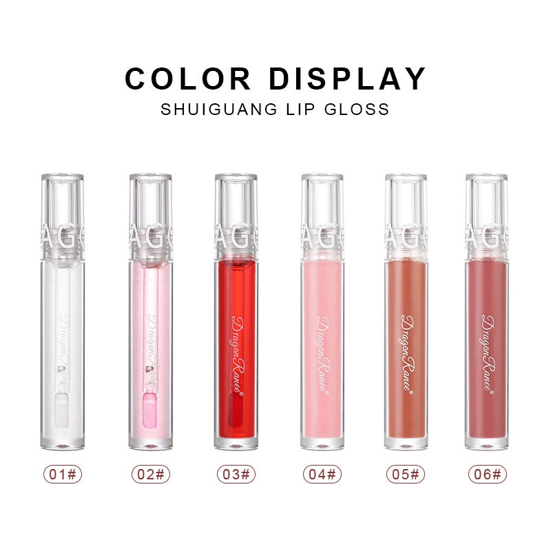 6 Colors Glitter Lip Gloss Set