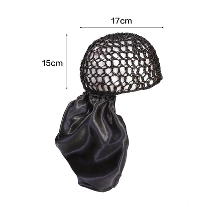 2-in-1 Wrap Cap Bonnet for Silk Press for Women